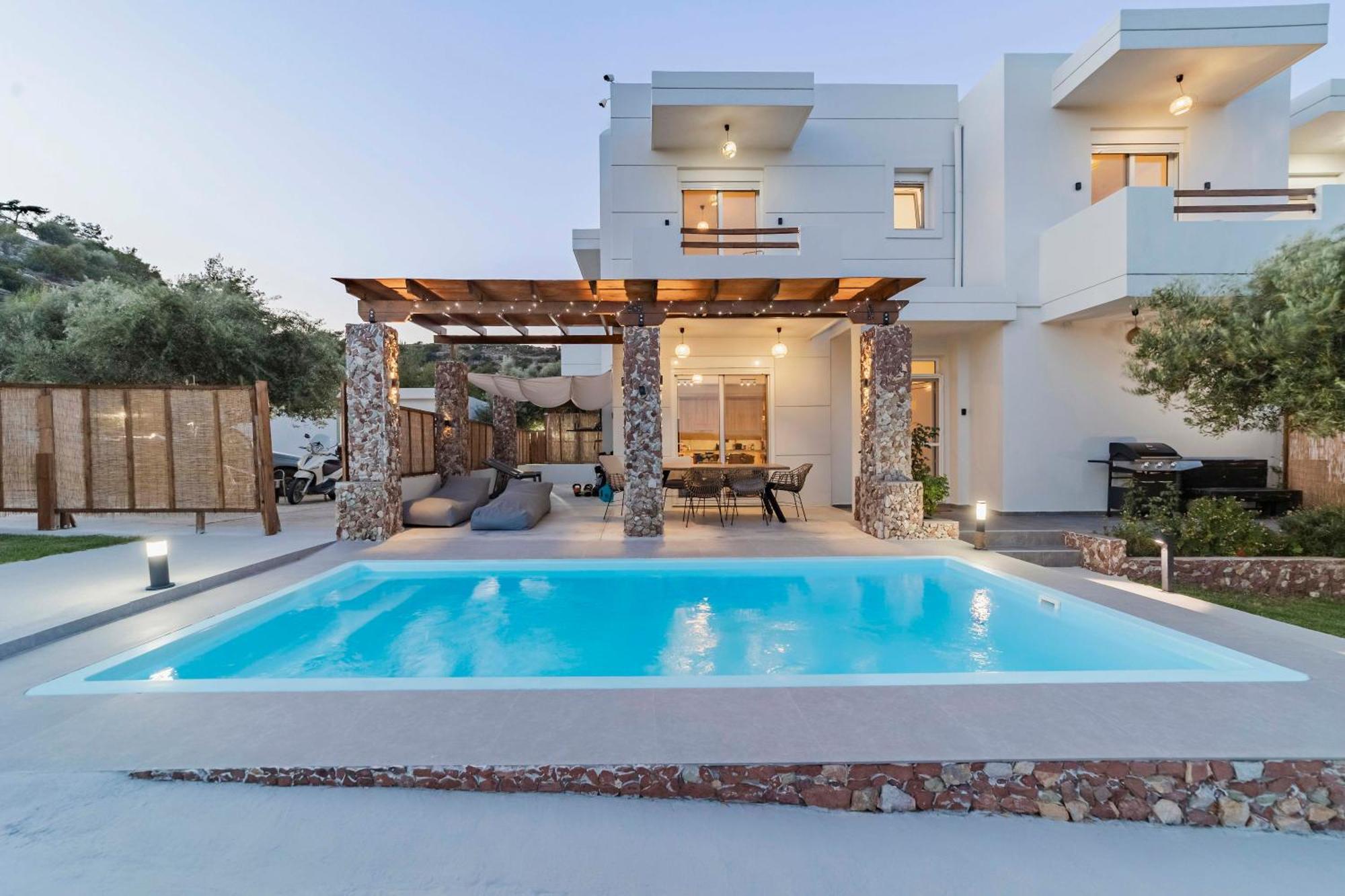 Villa Tranquila Rhodes Psinthos Eksteriør billede