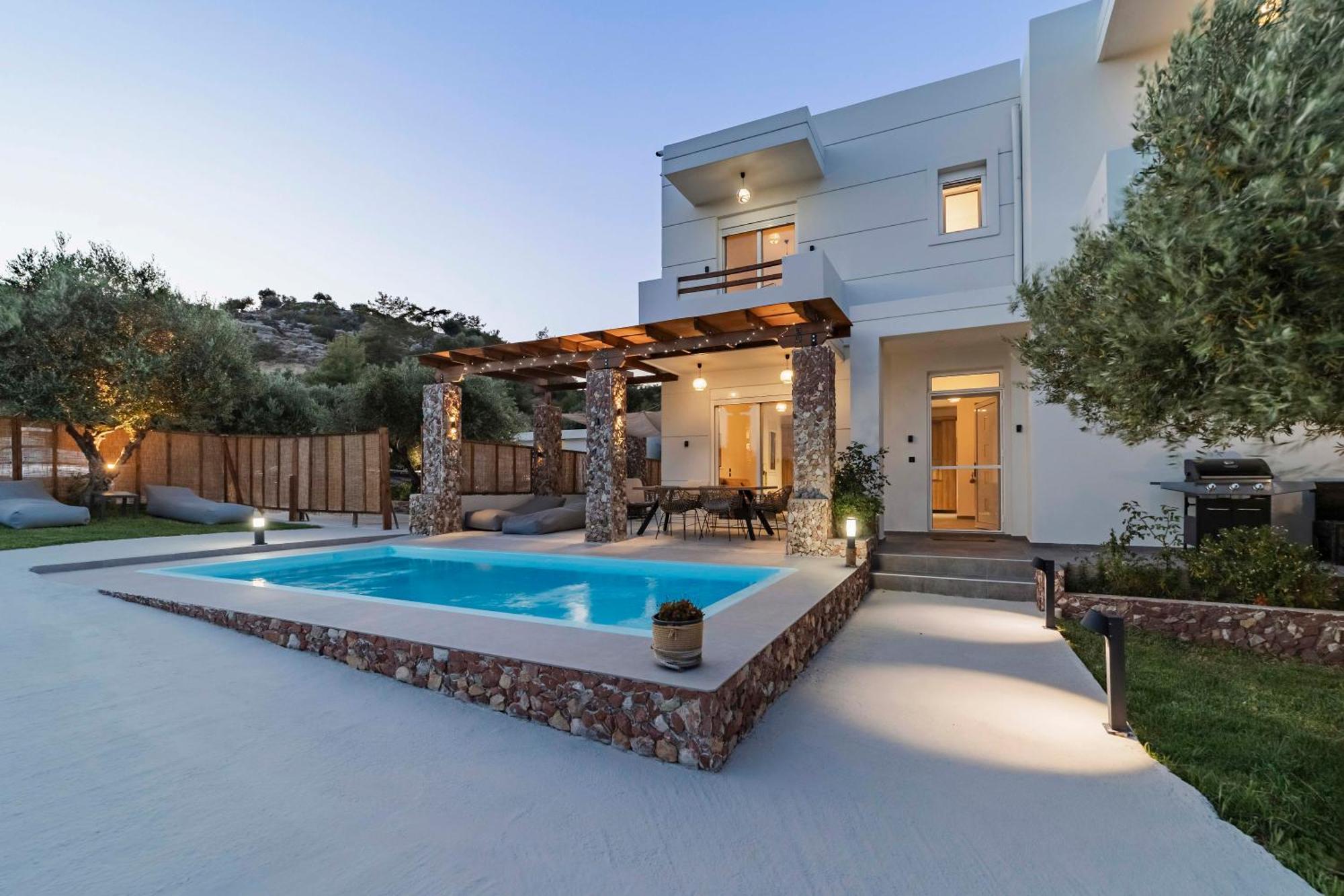 Villa Tranquila Rhodes Psinthos Eksteriør billede